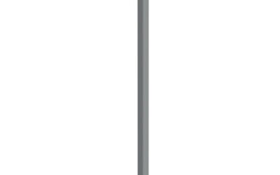 Square Straight Smooth Steel Pole 10′ – 40′ Ships from DE