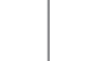 Round Straight Smooth Steel Pole 10′ – 30′ Ships from DE